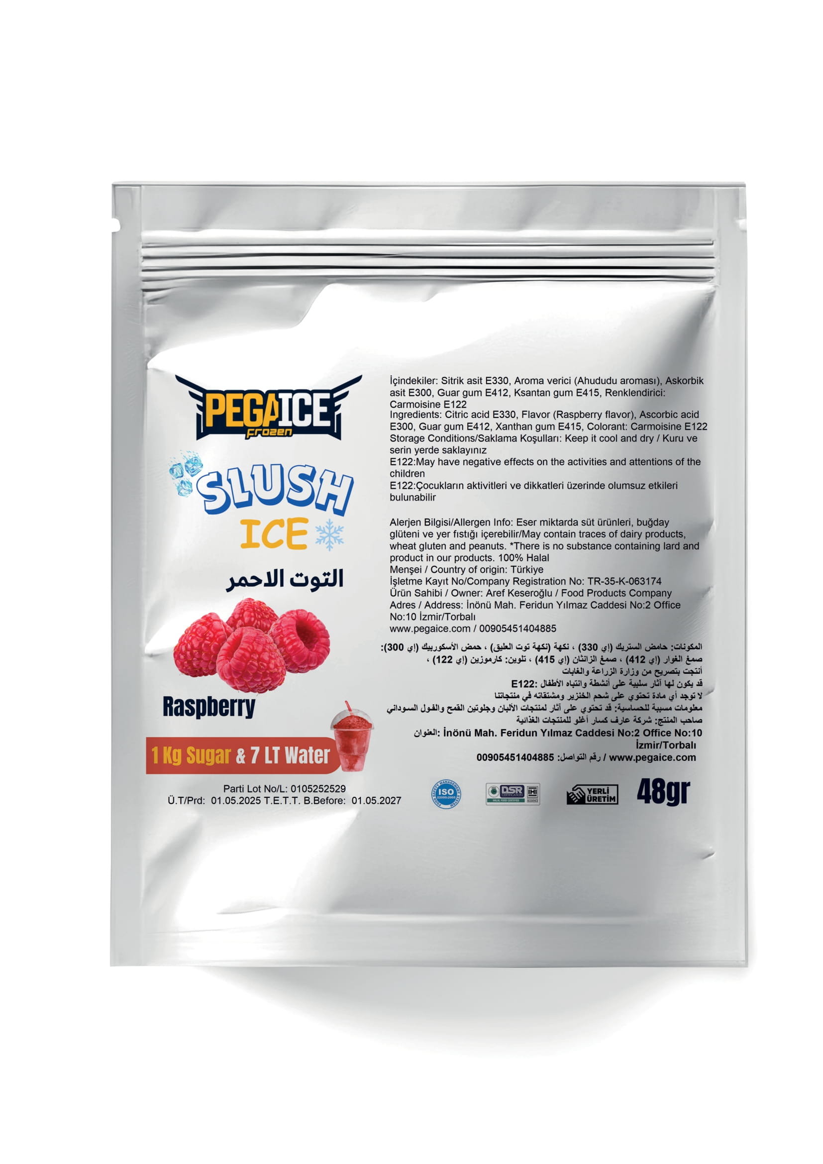 Ice Slush Raspberry Powder Ingredient