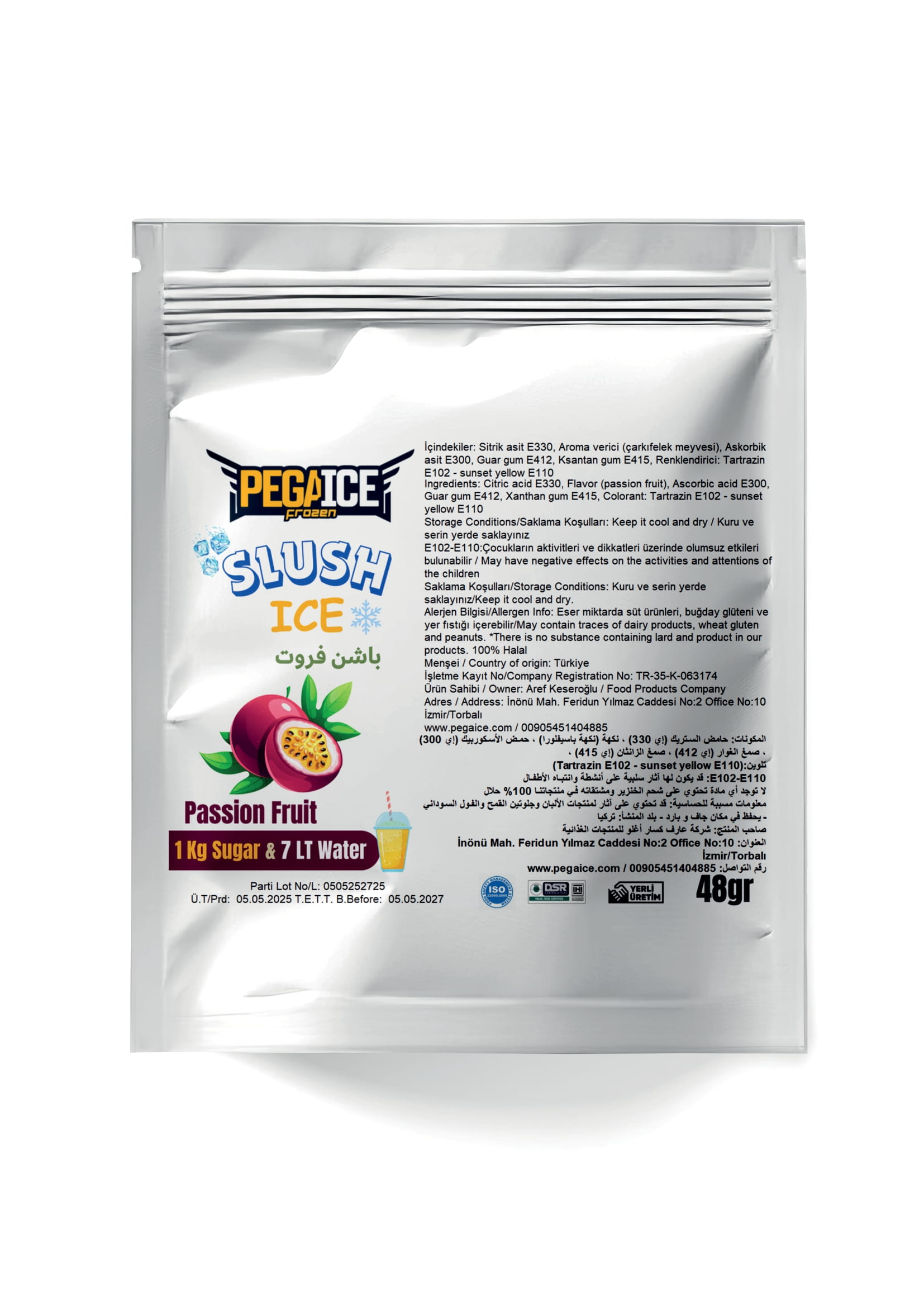 Ice Slush Passion Fruit Powder Ingredient